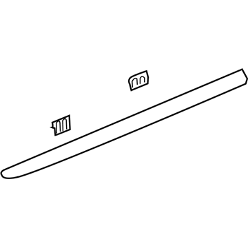 2019 Acura RDX Door Moldings - 72352-TJB-A11ZA