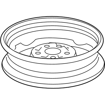 Acura 42700-SJK-J51 Wheel Rim (16X4T) (Ring Techs)