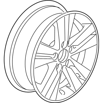 2013 Acura ILX Rims - 42700-TX6-A81