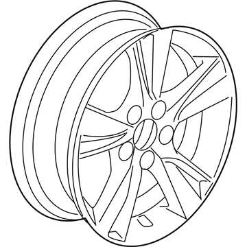 2017 Acura ILX Rims - 42800-TV9-A71