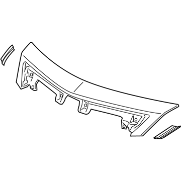 Acura 75140-TK4-A11ZB Frgrille Garnish