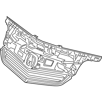 Acura 75101-TK4-A11 Front Grille Base