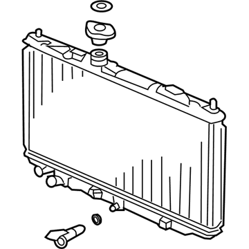 2008 Acura TL Radiator - 19010-RDB-A01