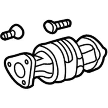 2010 Acura TL Catalytic Converter - 18160-RK2-A00