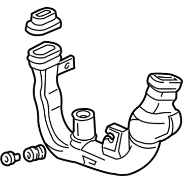 Acura 17242-P72-000 Tube Sub-Assembly, Air In.