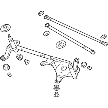 Acura RLX Wiper Pivot Assembly - 76530-TY2-A01