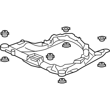 Acura 50100-SJA-A01 Sub-Frame Assembly, Front