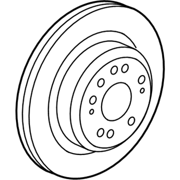 Acura 42510-SJA-010 Disc Brake Rotor