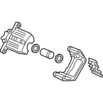 2010 Acura RL Brake Caliper - 43018-SJA-010RM