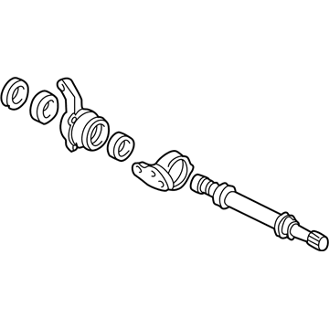 Acura 44500-SL0-901 Half Shaft Assembly (At)