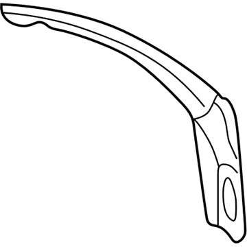 Acura 63320-S3V-A01ZZ Gutter, Right Rear Pillar