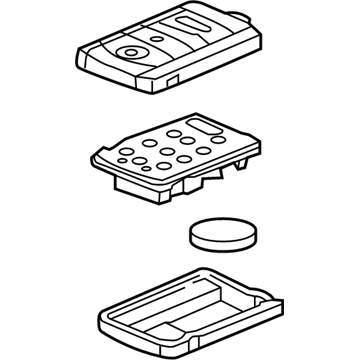 Acura 72147-TX4-A01 Fob Assembly Entry Key