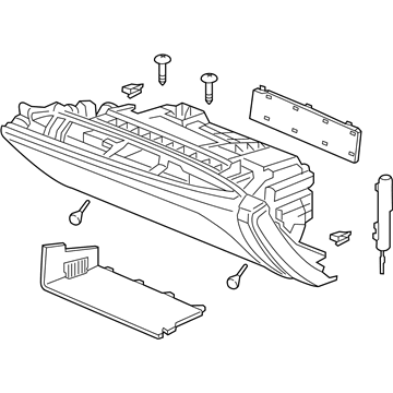 Acura RLX Glove Box - 77510-TY2-A05ZF