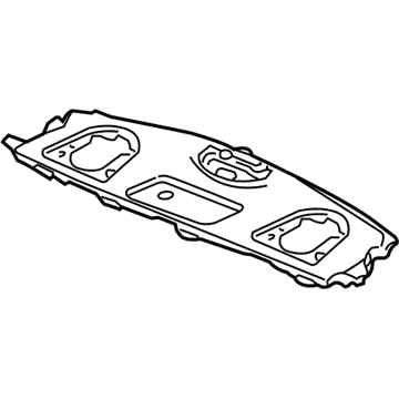 Acura 84501-SEA-003ZD Tray, Rear (Light Cream Ivory)