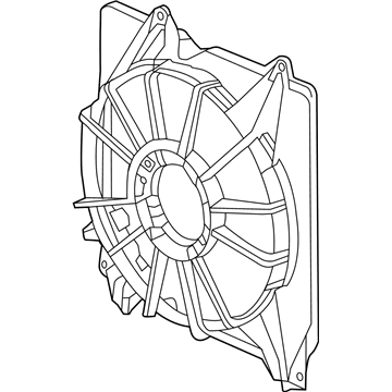 Acura 19015-5J2-A01 Shroud Complete