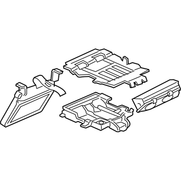 Acura 39460-S3V-A01ZC Display Assembly, Rear (Light Saddle)