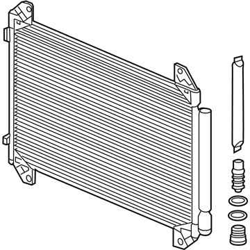 Acura 80100-TYR-A02 Condenser Assembly