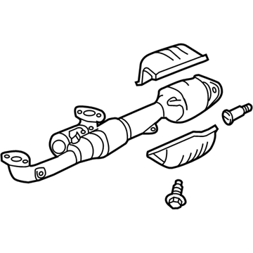 Acura 18150-5J2-A51 Exhaust Catalytic Converter & Pipe