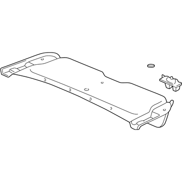 Acura 84630-SZ3-A01ZA Garnish Assembly, Trunk Lid (Gray Eleven)