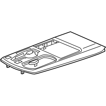 Acura 77295-TX4-A12ZA Panel Assembly (Premium Black Metallic)