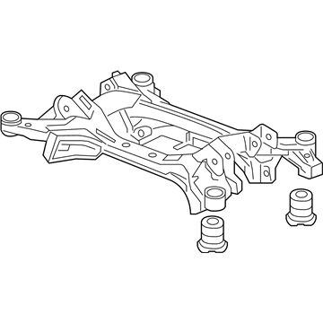 Acura 50300-TY2-A50 Sub-Frame Assembly, Rear Suspension