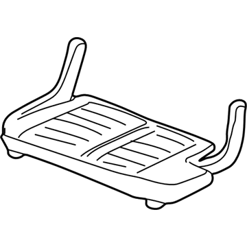 Acura 81736-S3V-A12 Frame, Driver Side Middle Seat Cushion