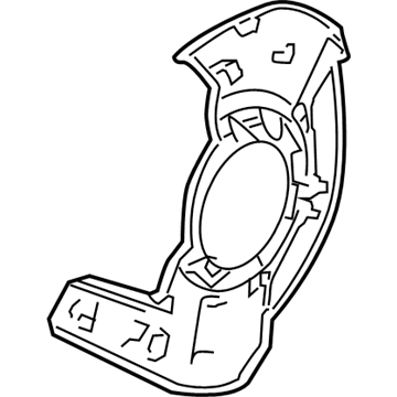 2017 Acura RLX Brake Backing Plate - 45255-TY3-A00