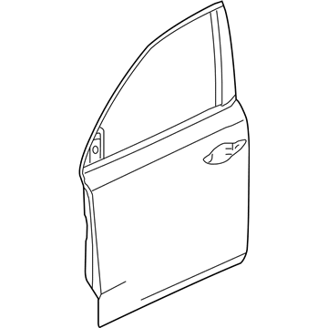 Acura 67050-TZ5-A80ZZ Left Front Door (Dot) Panel