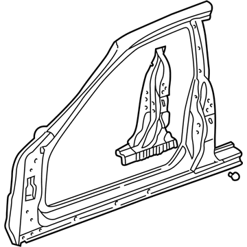 Acura 04645-ST8-A11ZZ Panel Set, Left Front (Outer)