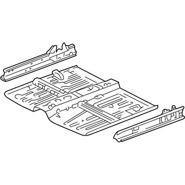 2000 Acura Integra Floor Pan - 65100-ST8-A21ZZ