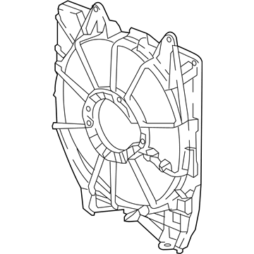 Acura TLX Fan Shroud - 19015-6A0-A01