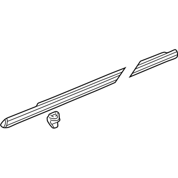 2003 Acura CL Door Moldings - 72410-S3M-A01