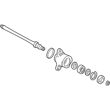 1995 Acura Legend Axle Shaft - 44500-SP0-000