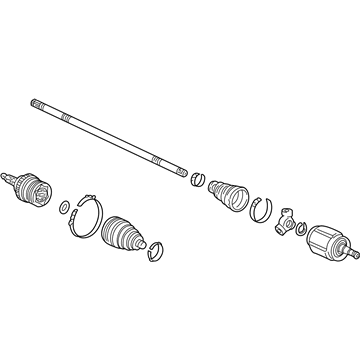 Acura 44305-SZ3-950 Passenger Side Driveshaft Assembly