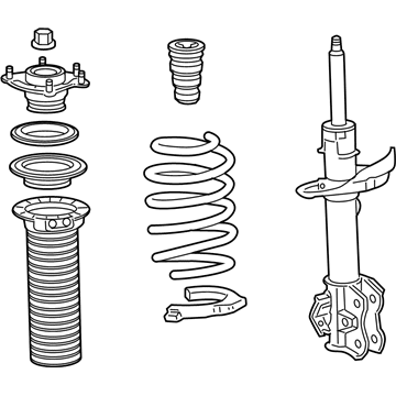 2008 Acura RDX Shock Absorber - 51602-STK-A08