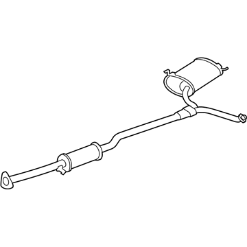 Acura 18307-TL7-A01 Muffler, Passenger Side Exhaust