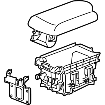 2013 Acura ILX Arm Rest - 83450-TX6-A02ZA