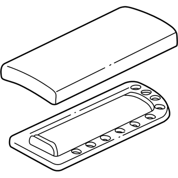 1992 Acura NSX Arm Rest - 83405-SL0-A00ZA