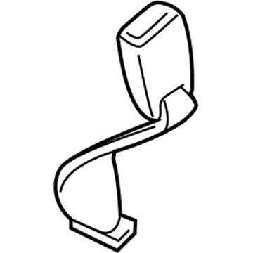 Acura ZDX Seat Belt Buckle - 04826-SZN-A00ZA