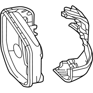 Acura 76255-TZ3-A02 Housing L Set