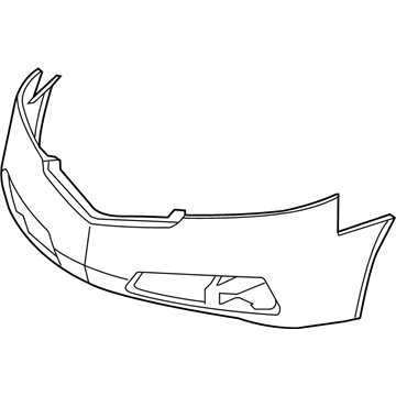 Acura 04711-TK4-A80ZZ Front Bumper Cover (Dot)