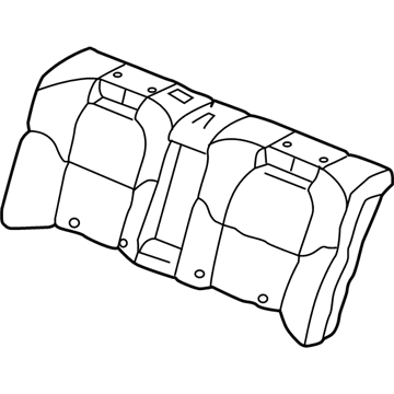 2008 Acura TL Seat Cover - 82121-SEP-A31ZB