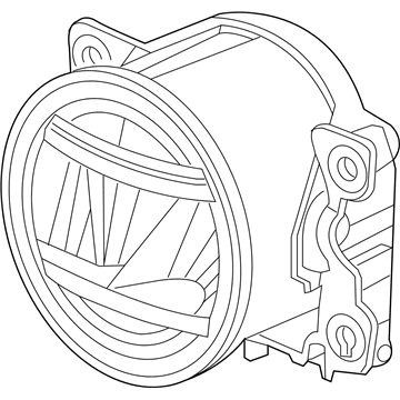 Acura 33900-TEY-Y01 Right Front Fog Light Lamp Assembly