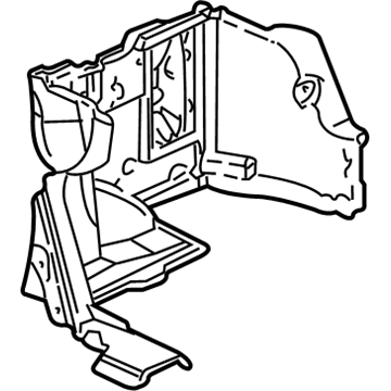 Acura 84601-S0K-A02ZA Lining Assembly, Passenger Side Trunk Side (Gray Eleven)