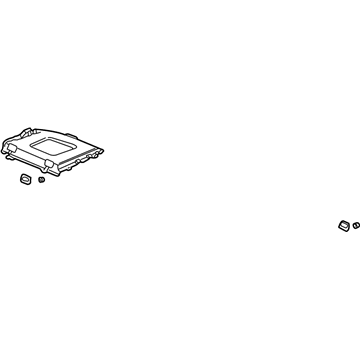 Acura 84500-S0K-A00ZC Tray Assembly, Right Rear (Mild Beige)