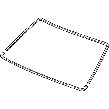 Acura 04731-S3V-000 Rubber Set, Front Windshield Dam