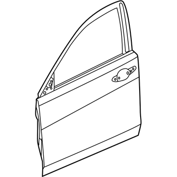 Acura 67010-TZ3-A90ZZ Front Door-Shell Frame Panel Right