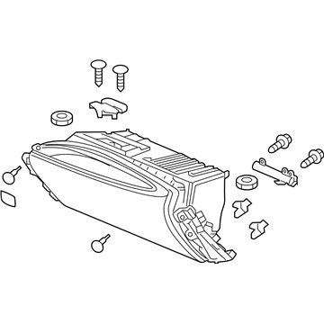 Acura 77510-TZ3-A04ZF Glove Box (Type C)