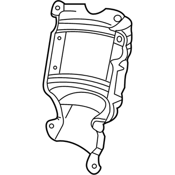Acura RL Exhaust Heat Shield - 18123-RJA-A00