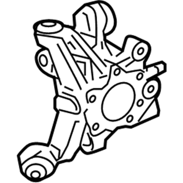 Acura 52210-SEA-E04 Spindle Knuckle, Rear Right/Passenger
